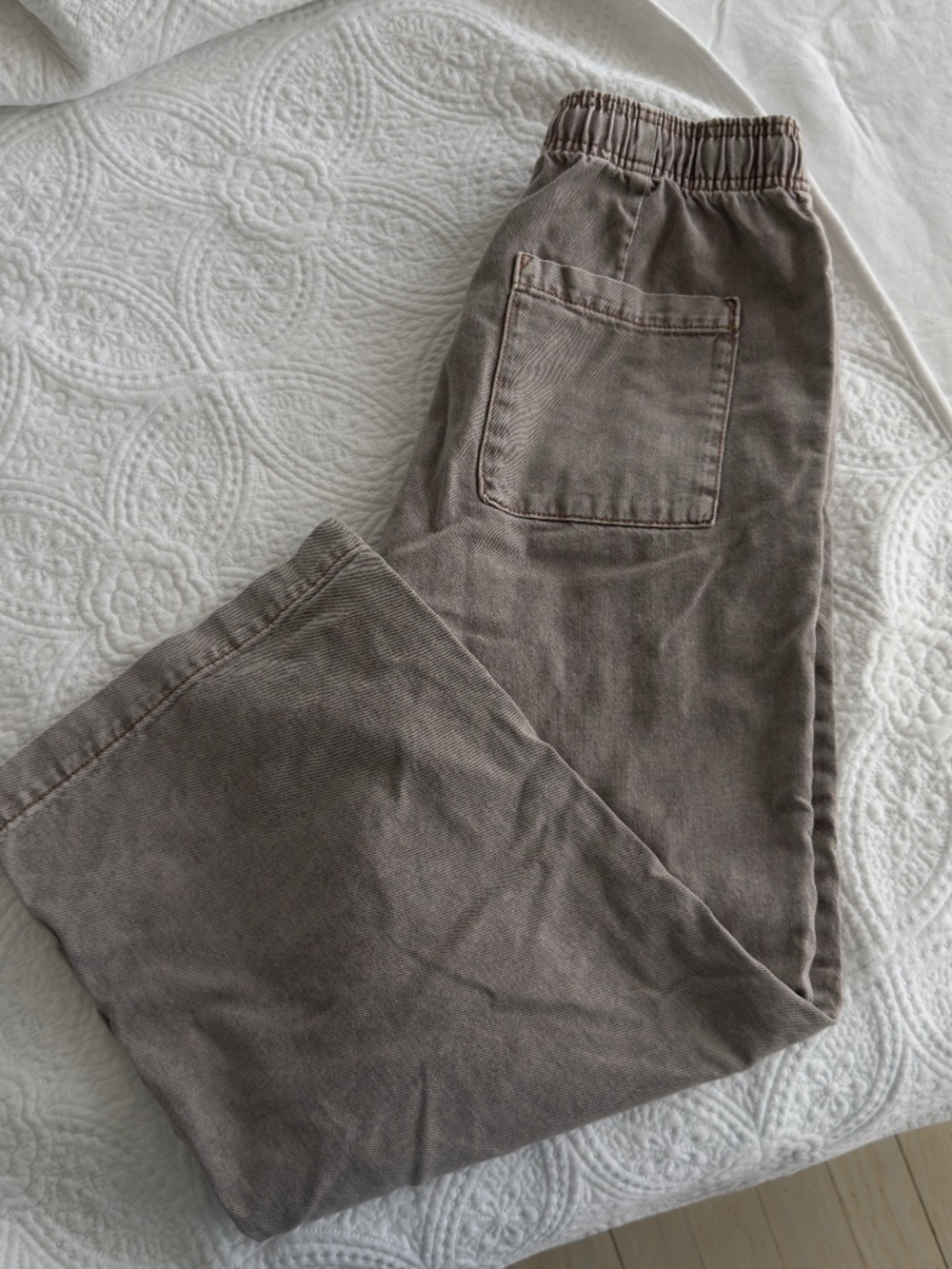 Gap wide leg pull on pants